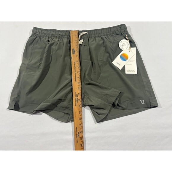Vuori Course Run Shorts Men Dusty Pine Performance 5" Stretch Wicking Sz 2XL NWT - Picture 4 of 7